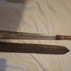 Machette Afrique ancienne &agrave; identifier