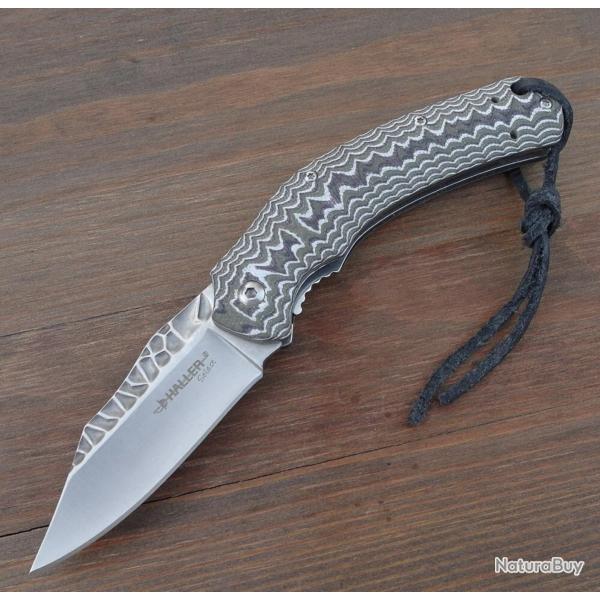 Couteau Pliant Haller - Manche Ergonomique G10 - Acier 440 Inox