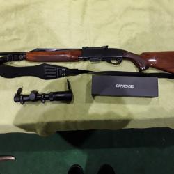 Carabine semi auto  remington avec bande de battue et lunette swarovski pro 1-6&times;24 irz 3