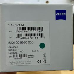 Lunette de battue Zeiss V8 1,1-8x24
