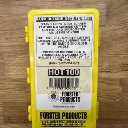 Tourner de collet manuel Forster