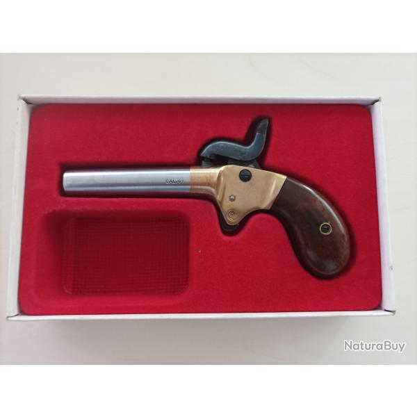 Pistolet � percussion Palmetto Abilene avec bo�te et papiers d'origine