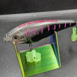 LOT 378/JERKBAITS SLOWSINKING COULANT avec 3 grosses billes /10 cm/Ref : noir gris/FISH AND FISHING.