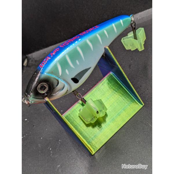 LOT 379/JERKBAITS SLOWSINKING COULANT avec 3 grosses billes /10 cm/Ref : bleu/FISH AND FISHING.