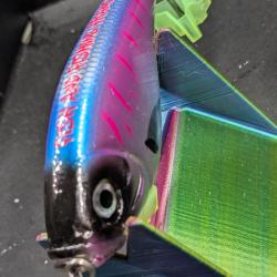 LOT 380/JERKBAITS SLOWSINKING COULANT /3 grosses billes /10 cm/Ref :bleu gris rose/FISH AND FISHING.