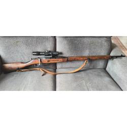 Superbe Mosin Nagant M91 Finlandais de 1943  fa&ccedil;on "Sniper"