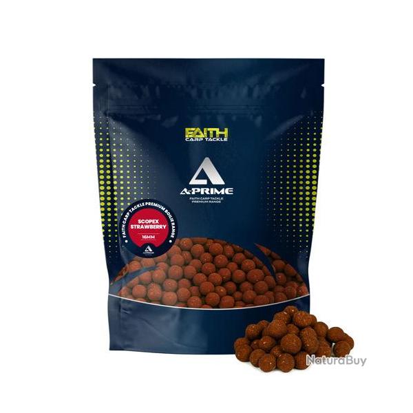 Bouillettes Faith A-Prime Strawberry Scopex 16mm 5kg