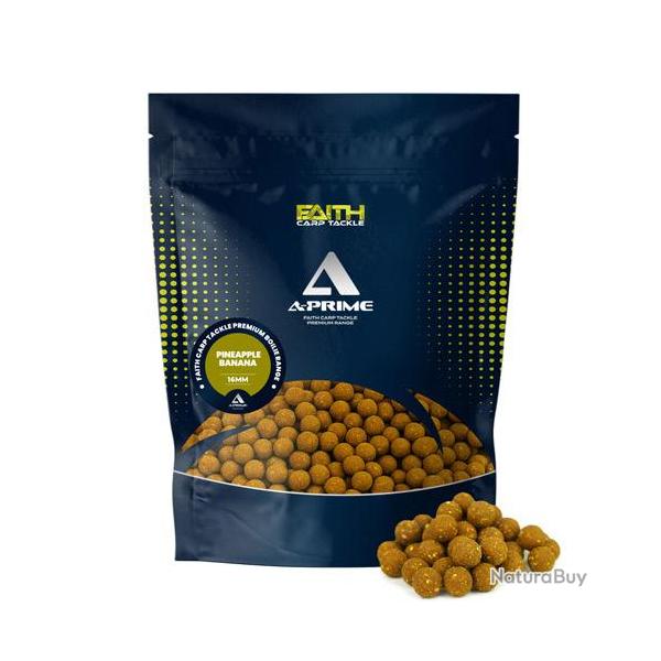 Bouillettes Faith A-Prime Pineapple Banana 16mm 5kg