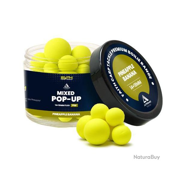 Pop Ups Faith A-Prime Pineapple Banana 14+18mm 150ml
