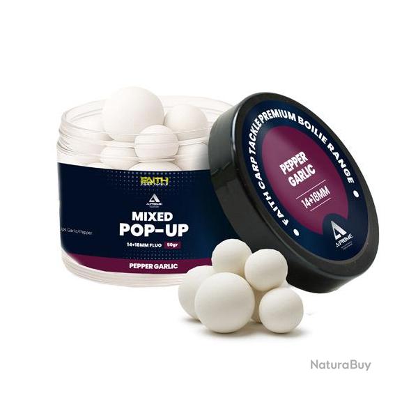 Pop Ups Faith A-Prime Garlic Pepper 14+18mm 150ml