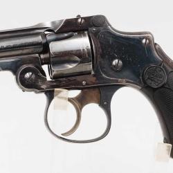 REVOLVER SMITH & WESSON BICYCLE SAFETY HAMMERLESS Calibre 32 S&W court - US XIX&egrave; Cat&eacute;gorie D&deg;e