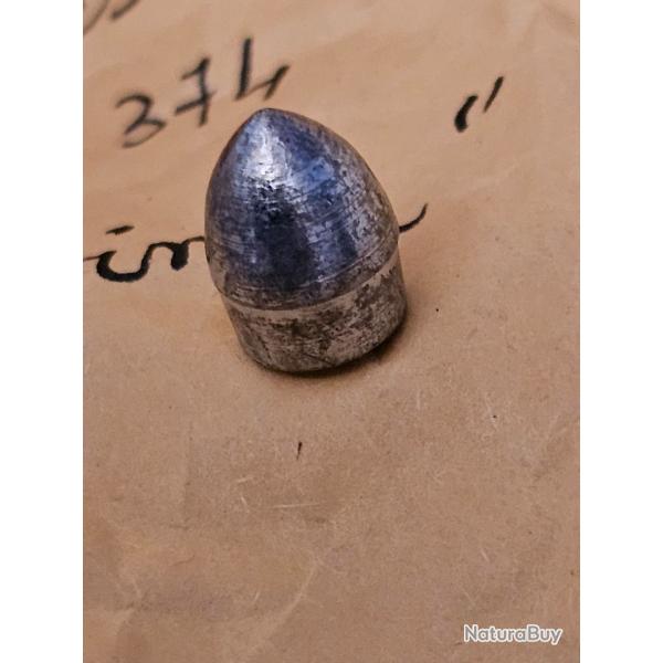 200 Balles Ogive Pointue Calibre 36 (.374) r�volver poudre noire id�al cartouche papier