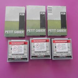 Petit lot de cartouches 410 50 et 65