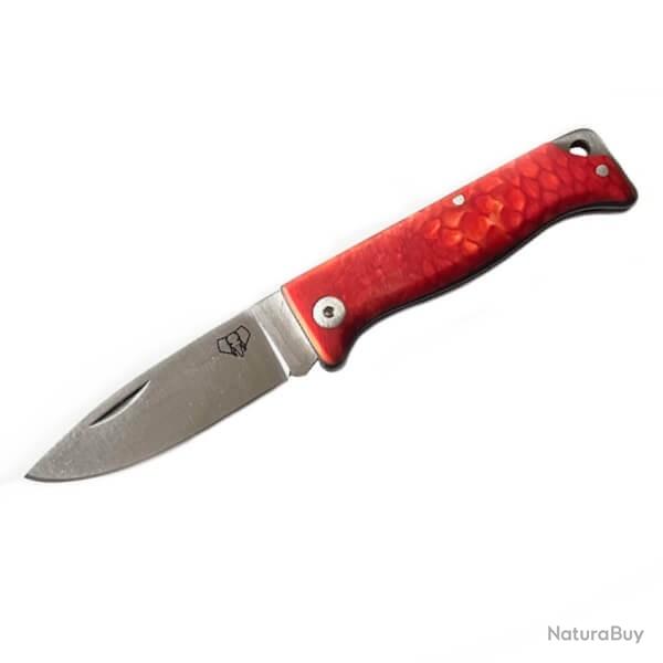 Couteau pliant Cudeman MT-10 Mini Piston rouge