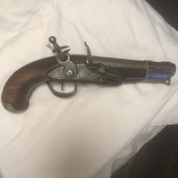 Pistolet demi ar&ccedil;on gendarmerie &eacute;poque r&eacute;volutionnaire