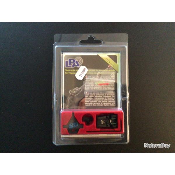 Hausse et guidon LPA fibre optique pour Colt governement 1911-A1