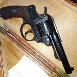 revolver 1873 11 73 grav&eacute; et dedi&eacute; &agrave; PETAIN en 1903