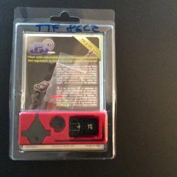 Hausse et guidon fibre optique marqu&eacute; LPA pour CZ 75/85 no shadow model