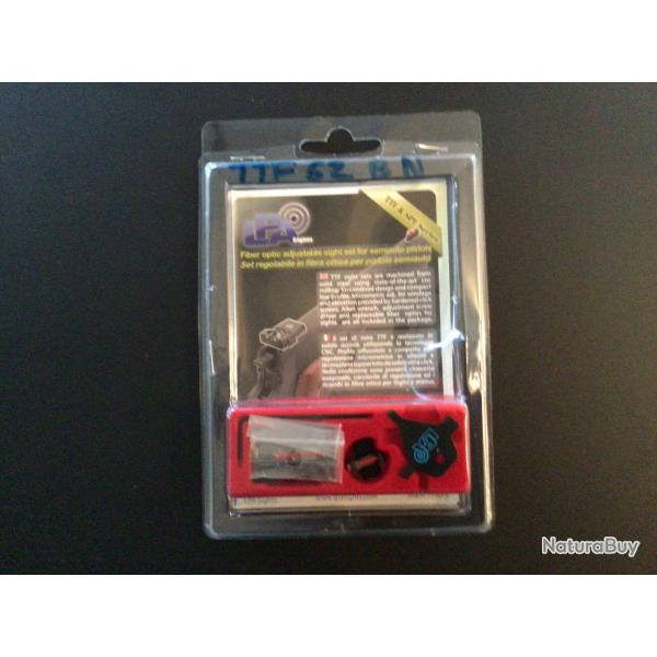 Hausse et guidon fibre optique LPA pourBrowning GP vigilant , GP mk3, et autres voir liste