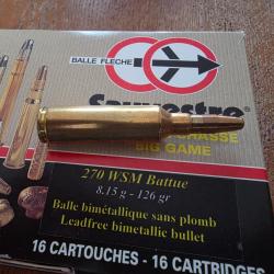 Sauvestre 270wsm fip battue 8.15/126gr bo&icirc;te de 16 cartouches.