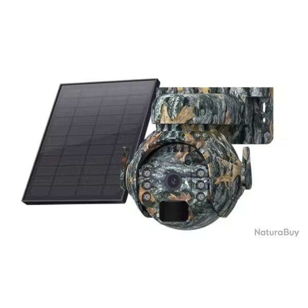 ENCHERE 1 EURO / Cam�ra de S�curit� Solaires 4G sans fil ext�rieur 360 �