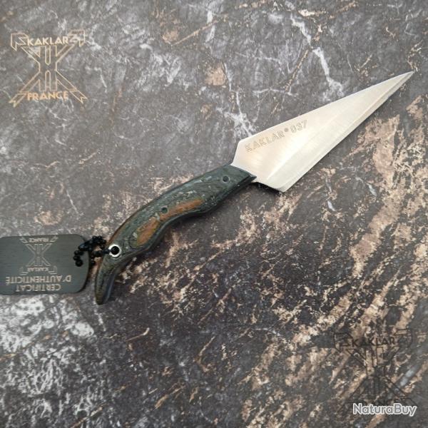 Couteau artisanal Fer de lance KAKLAR