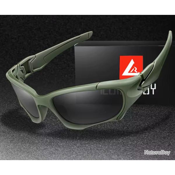 ENCHERE 1 EURO / Lunette Solaire Chasse-P�che Vert Arm�e