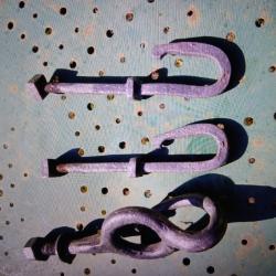 Lot 3 crochets anciens