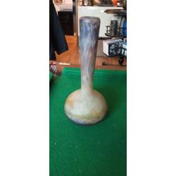 Vase berluze Art d&eacute;co sign&eacute; Muller fr&egrave;res Lun&eacute;ville