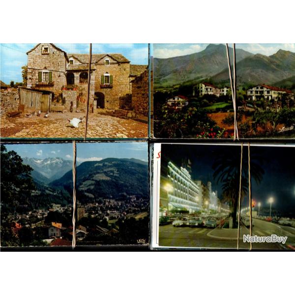 lot de 1000 cartes postales modernes  france diff�rentes ,