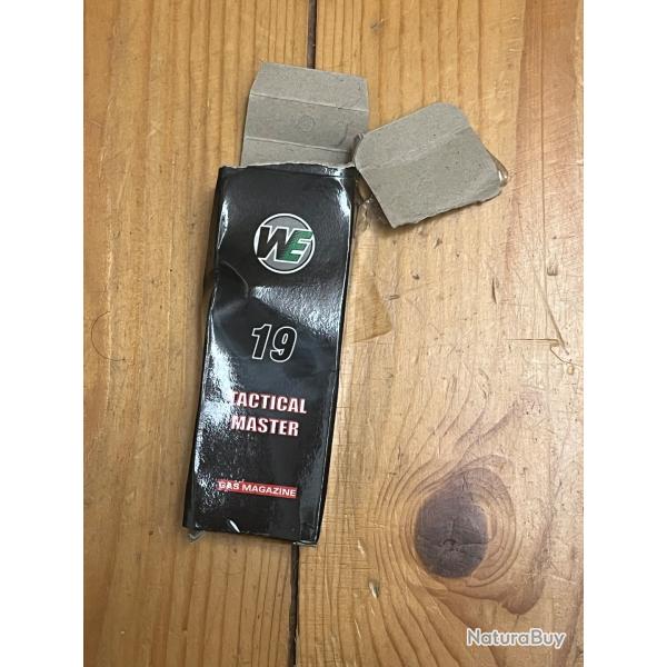 Chargeur airsoft  Glock19 GBB Gaz WE