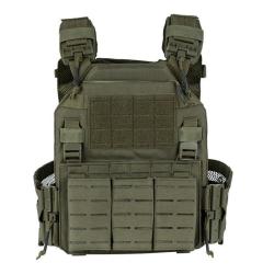 Gilet Porte-Plaque QR Lasercut (101 Inc / Tactical OPS) OD
