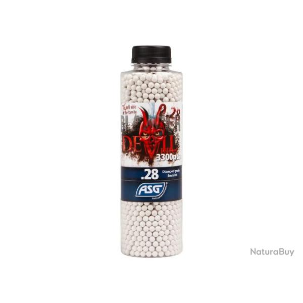 Devil Blaster Bouteille de 3300 Billes (ASG) 0.28 Non