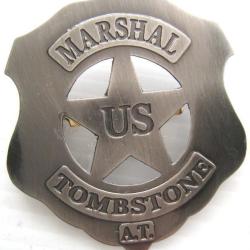 BROCHE ETOILE DE SHERIFF - TOMBSTONE - R&eacute;f.05
