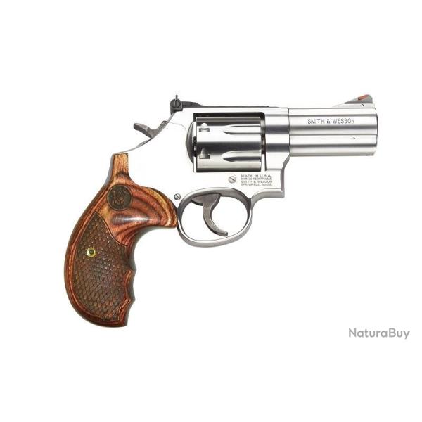 SMITH & WESSON 686 PLUS LUXE CROSSE BOIS 3" Cal 357 mag