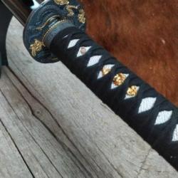 NOUVEAU KATANA MARU V&Eacute;RITABLESABRE FORG&Eacute; A LA MAIN EN ACIER 1095LAME TR&Egrave;S AIGUIS&Eacute;E 2541157