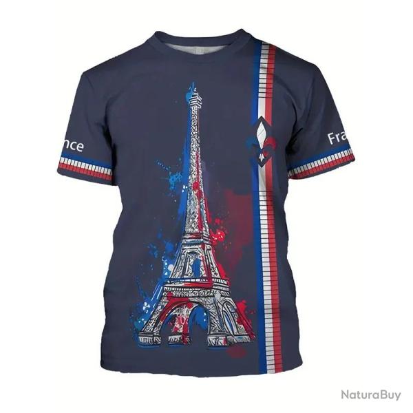 Maillot T-Shirt France Sport, Modele: D