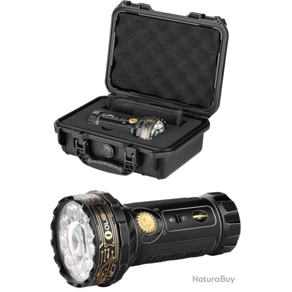 Lampe torche Olight Marauder Mini, �dition limit�e Black Gold Stonewash