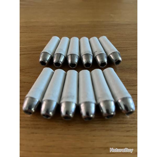 Cartouches papier 1,5g Suisse n�1 pointes creuses x48 sous vide (.454)