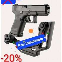 Crosse d&eacute;pliable glock et livraison relais offerte