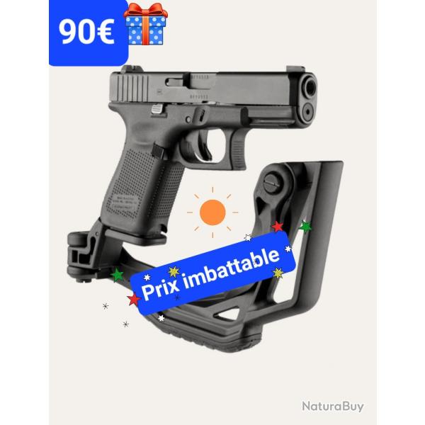 Crosse d�pliable glock et livraison relais offerte