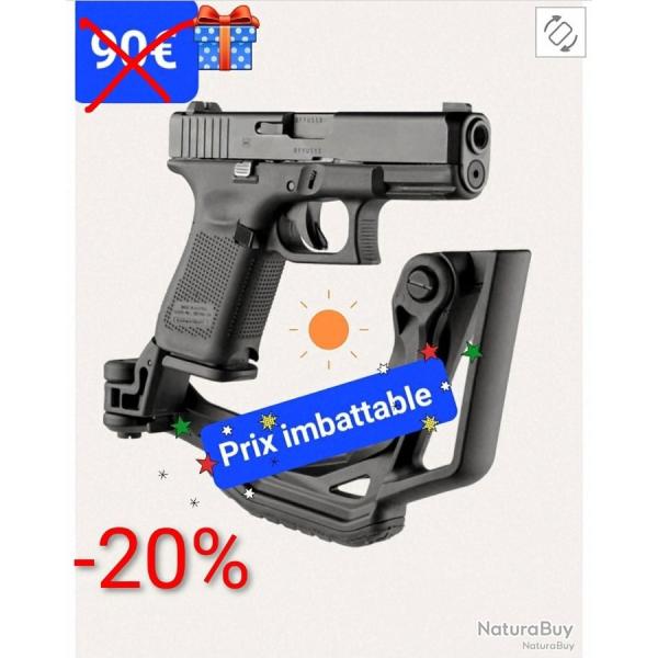 Crosse d�pliable glock et livraison relais offerte