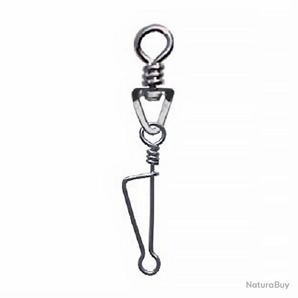 Emerillons � agrafe italienne nickeles Sert T003