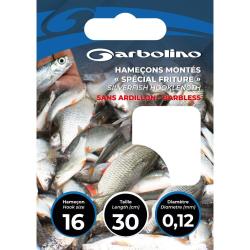 Hamecons Special Friture Sans Ardillon Garbolino 18 / D 0.10mm