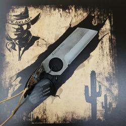 Couteau unique VG10 fait main compact et robuste fait pour durer pour la chasse le camping KAKLAR