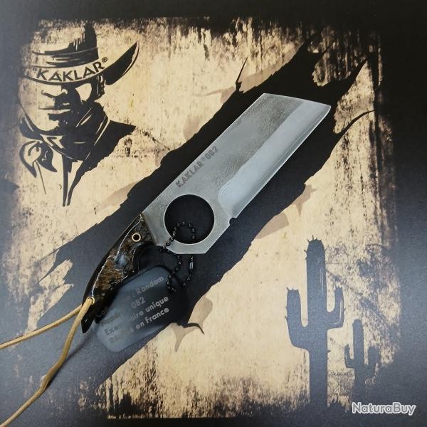 Couteau unique VG10 fait main compact et robuste fait pour durer pour la chasse le camping KAKLAR