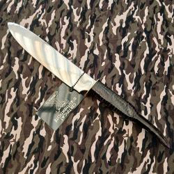 Couteau de chef en corne de buffle et z&eacute;bu mod&egrave;le unique id&eacute;al en cuisine KAKLAR