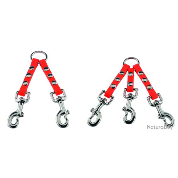Coupleur double ou triple pour chiens - Helen Baud Pour 2 chiens