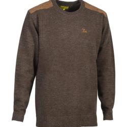 Pull Fox col-rond Pro Hunt L Marron