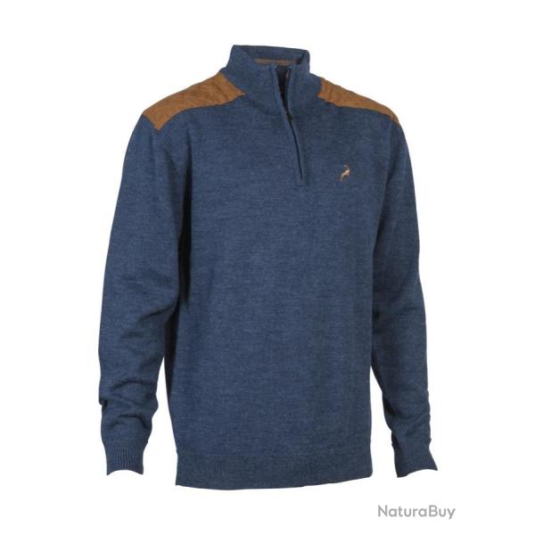 Pull Fox col-zipp� Pro Hunt XL BLEU DENIM